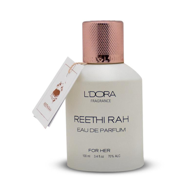 عطر ادوپرفیوم زنانه REETHI RAH مدل دورا حجم ۱۰۰ میلی لیتر