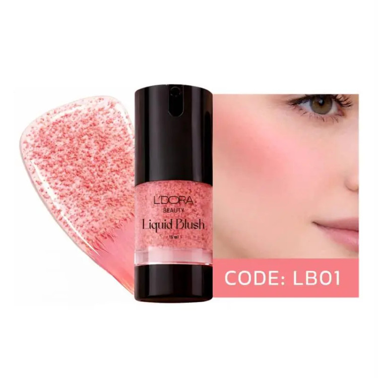 رژگونه مایع کد LB مناسب انواع پوست