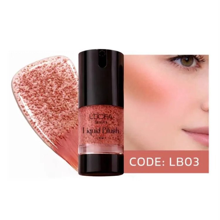 رژگونه مایع کد LB مناسب انواع پوست