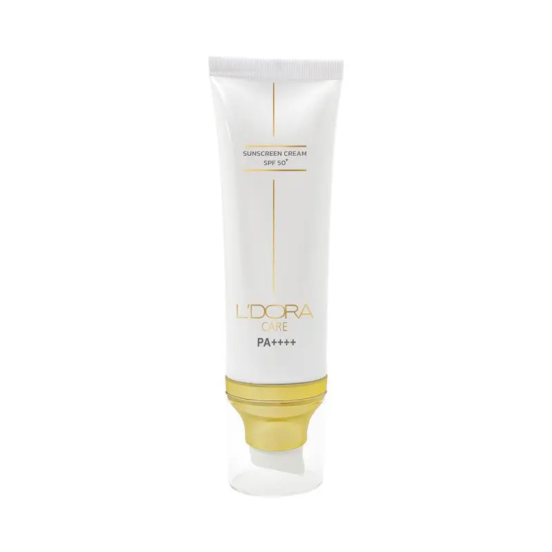 کرم ضدآفتاب +SPF50 بی رنگ مناسب انواع پوست  ۸۰ میلی لیتر